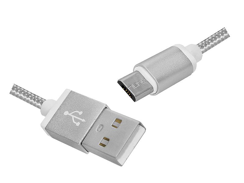 USB - Micro USB datu pārraides un lādēšanas kabelis 1m LX8449