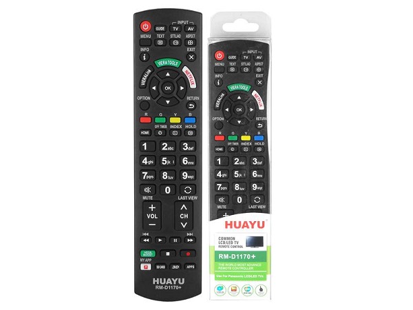 LXHD1170 TV remote control Panasonic TV LCD RM-D1170+, Netflix, 3D.