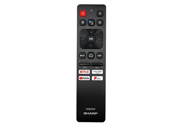 LXP0138N TV pults Sharp Aquos SHW/RMC/0138N oriģinālā, balss funkcija, NETFLIX, YOUTUBE, PRIME VIDEO