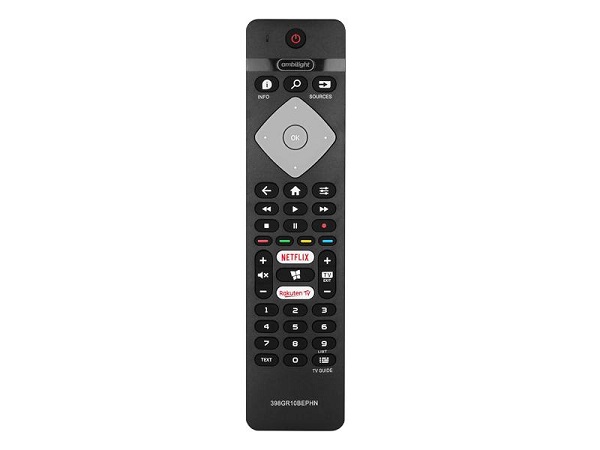 LXP398GR10 TV remote control PHILIPS LCD/LED 398GR10BEPHN AMBILIGHT, SMART, NETFLIX, RAKUTEN