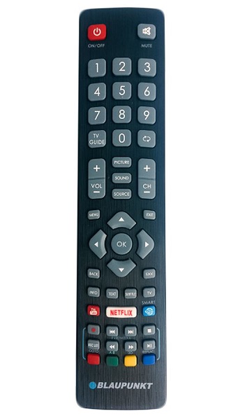 LXRMC0008 TV remote control TV LCD Blaupunkt SHARP ,SMART, NETFLIX,YOUTUBE