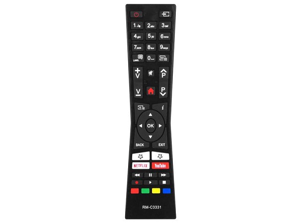 LXP3331 TV remote control TV LCD/LED JVC,VESTEL,HYUNDAI RM-C3331 NETFLIX,YOUTUBE