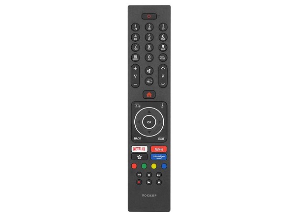 LXP43135P TV remote control  FINLUX, VESTEL, TELEFUNKEN RC43135P