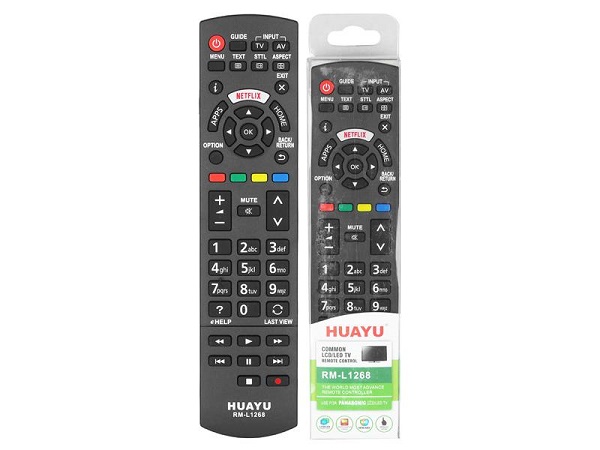 LXH1268 TV remote control Panasonic TV LCD RM-1268LX, Netflix 