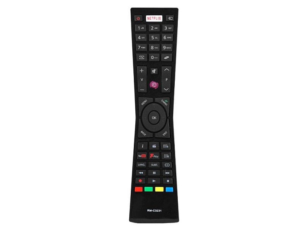 LXP3231 TV remote control JVC RM-C3231 NETFLIX YOUTUBE