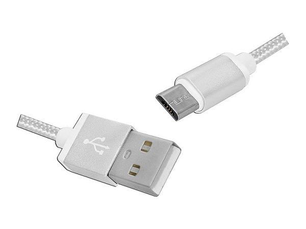 USB - Micro USB datu pārraides un lādēšanas kabelis 2m balts  LX8451-2