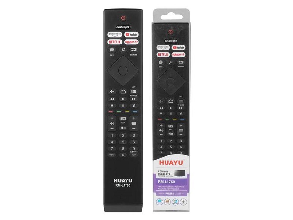 LXP1760 ТВ пульт LCD/LED Philips RM-L1760 SMART,NETFLIX,YOUTUBE,RAKUTEN ,Ambilight