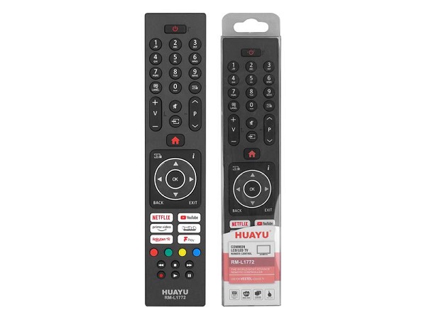LXH1772 TV remote control TV LCD VESTEL RM-L1772 SMART ,NETFLIX, YOUTUBE,PRIME VIDEO,RAKUTEN