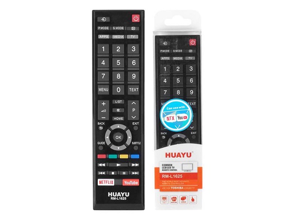 LXH1625 TV remote control TV LCD/LED Toshiba RM-L1625 NETFLIX,YOUTUBE.