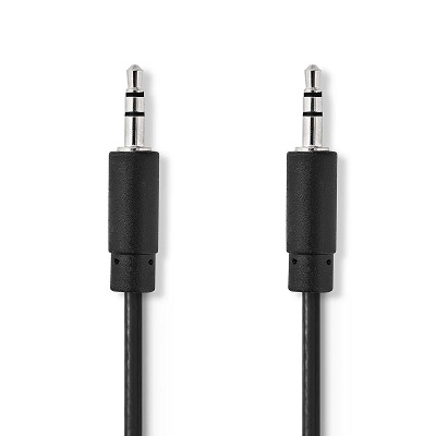 Stereo audio 3,5mm - 3,5mm kabelis 5 m NEDIS CAGB22000BK50