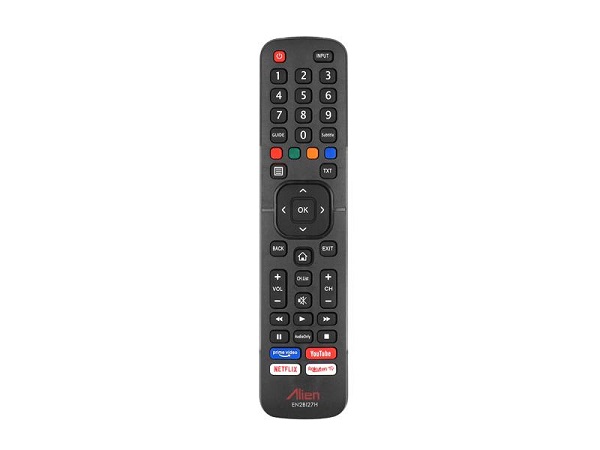 LXEN2B127H TV remote control TV LCD Hisense EN2B127H,NETFLIX YOUTUBE,PRIME VIDEO,RAKUTEN